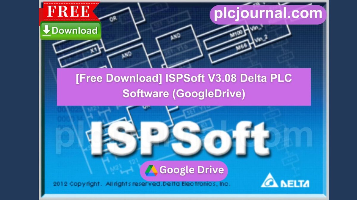plcjournal's tweet image. ISPSoft V3.08 – Delta PLC Programming Software (Free Download)
Take your industrial automation projects to the next level with Delta ISPSoft V3.08 — a complete PLC programming solution designed for professionals and learners alike.#ISPSoft #DeltaPLC #PLCProgramming