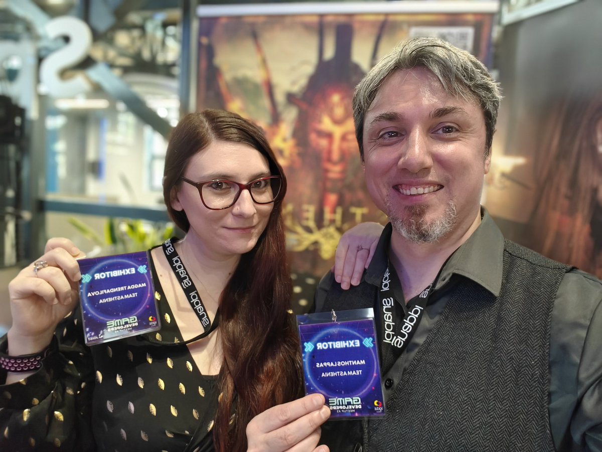 The game event was awesome!! Thank you <a href="/IGDAGreece/">IGDA Greece</a> <a href="/Critical_HitPR/">Critical Hit PR</a> and the others who helped and played ASTHENIA ! We got amazing feedback on our game demo!👌 Will share more stuff soon!