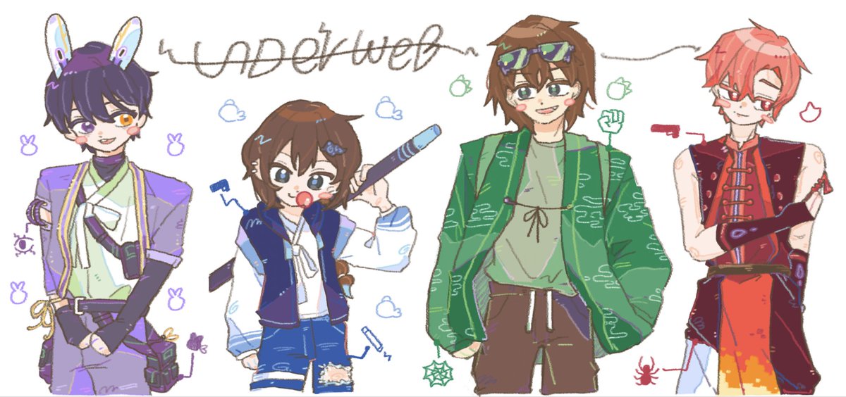 #언더웹
🐰🐳🦖🦈