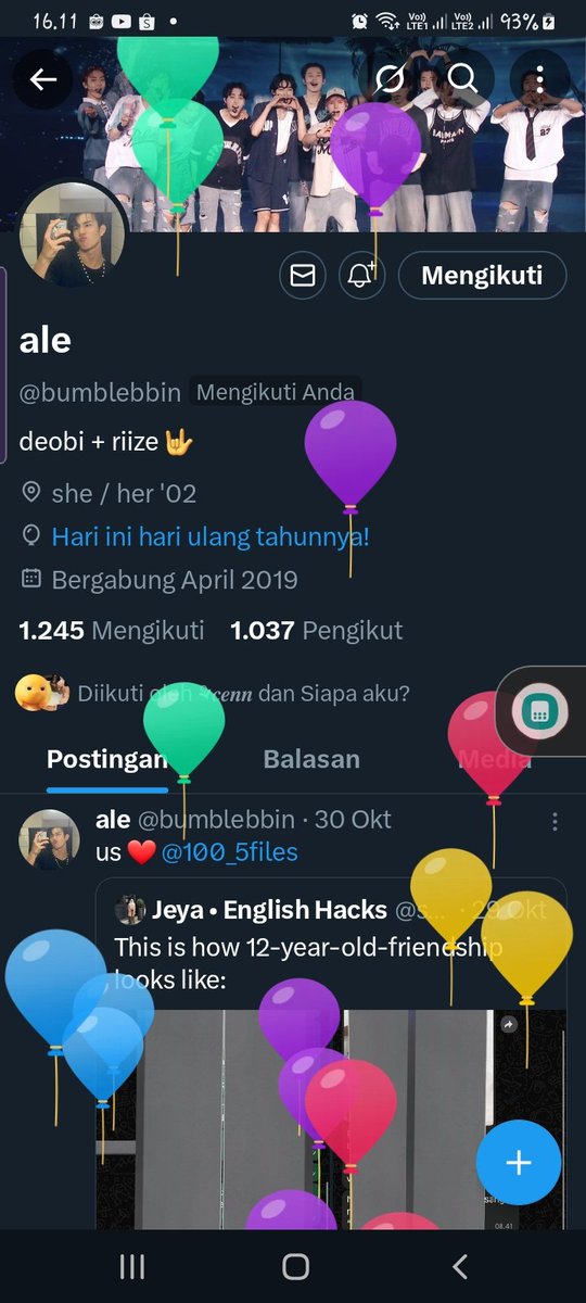 purapurah1dup's tweet image. Karna gue bukan anak ig jd ngucapin disini aj yh @bumblebbin hapibidii cayankkj sehat selaluuu dan panjang umurr semoga urusan kamu selalu dilamcarkannnn aamiin ailupyuhhh