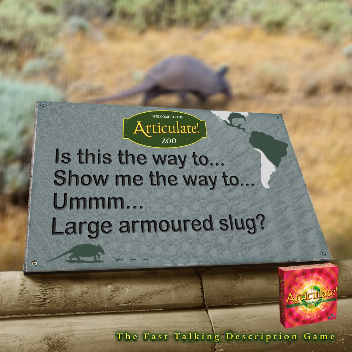 Not sure where the Articulate! zookeeper is going with this one...