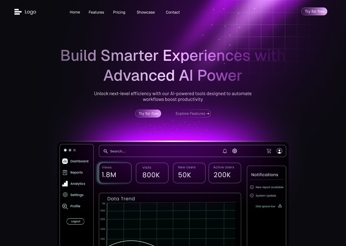 ihasnain010's tweet image. Just created 4 new hero sections clean, modern and AI-driven UI concepts. Leveling up my design game every day. 🚀
#figmatutorial  #UIDesign #UXDesign #HeroSection #WebDesign
#AIDesign #DesignInspiration #Figmadesign
#InterfaceDesign #ProductDesign #UIDesigner
#CreativeDesign