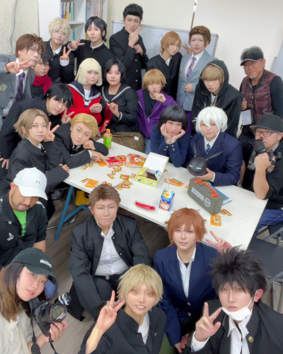 nyokirr's tweet image. 今日は待望のワートリ学生併せ！！！
中学生から高校生のみんなで、青春してきました！！
みんな可愛くて最高に楽しかった！！！！
いちコスにもいました！
#三門市放課後商店街1109