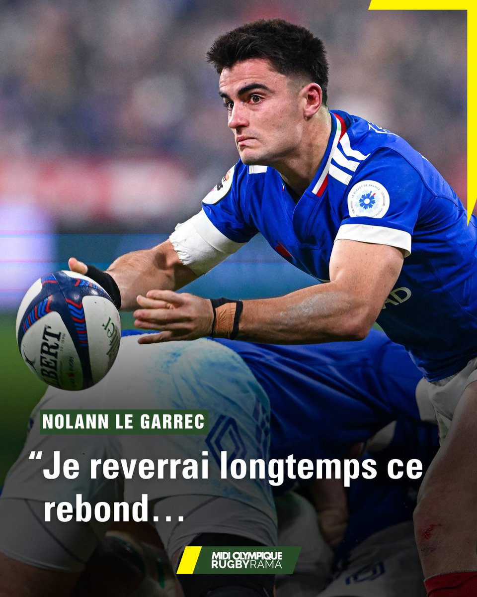 RugbyramaFR's tweet photo. Après la défaite des siens face à l’Afrique du Sud, le demi de mêlée Nolan Le Garrec ne voulait pas se laisser abattre, même s’il ne pouvait que regretter les occasions manquées par les Bleus au retour des vestiaires...
Ses déclas -> https://t.co/Uf2U55biwe https://t.co/VgjV7Kcq5s