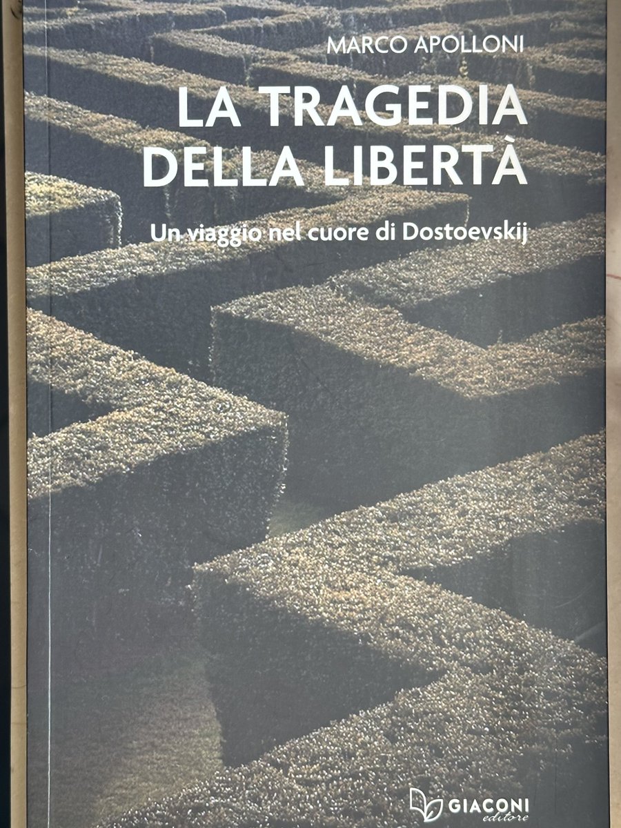 MarcoApolloni's tweet photo. Nel mese dei #libri è ordinabile in tutte le #librerie - fisiche e online - il #libro che non sapevate di aspettare: “La tragedia della libertà - Un viaggio nel cuore di #Dostoevskij ” di #MarcoApolloni 👉🏼 https://t.co/U2pgJwP0K3 @GiaconiEditore⁩ 👉🏼 https://t.co/6qUwxKgN5P https://t.co/PDrCVqX7Bc