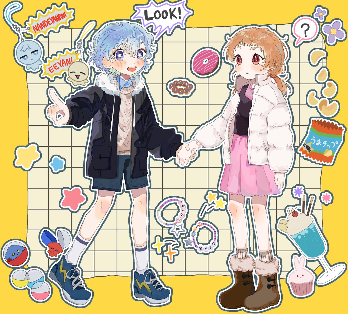 reizai_0808's tweet image. レッツショッピング♪🩷💜🛍️