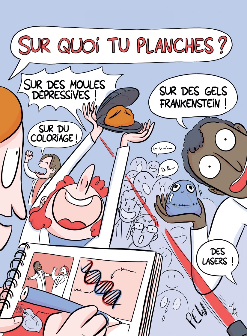 Moules dépressives et gels Frankenstein, une BD décapante et gratuite pour vulgariser la science
france3-regions.franceinfo.fr/grand-est/meur…
#BD #science #lorraine #Nancy