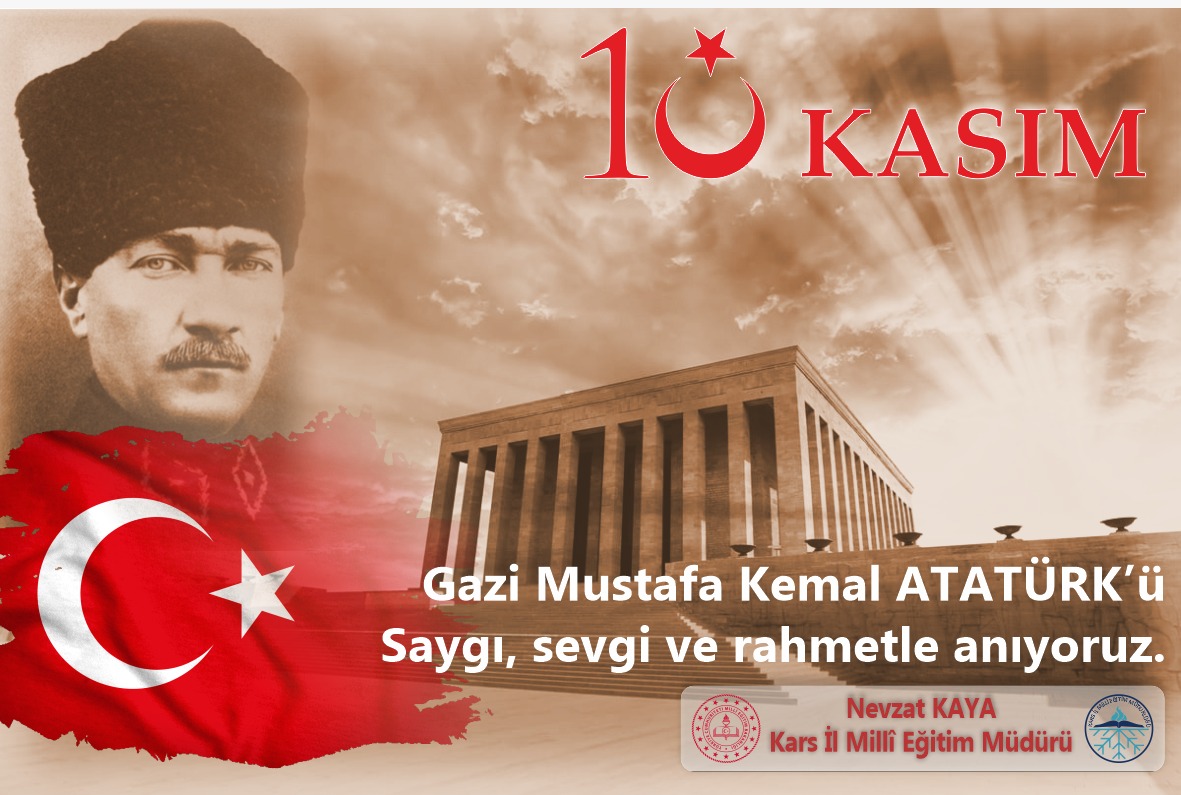 📍Cumhuriyetimizin kurucusu Gazi Mustafa Kemal Atatürk’ü vefatının yıl dönümünde saygı, sevgi ve minnetle anıyoruz. 🇹🇷.