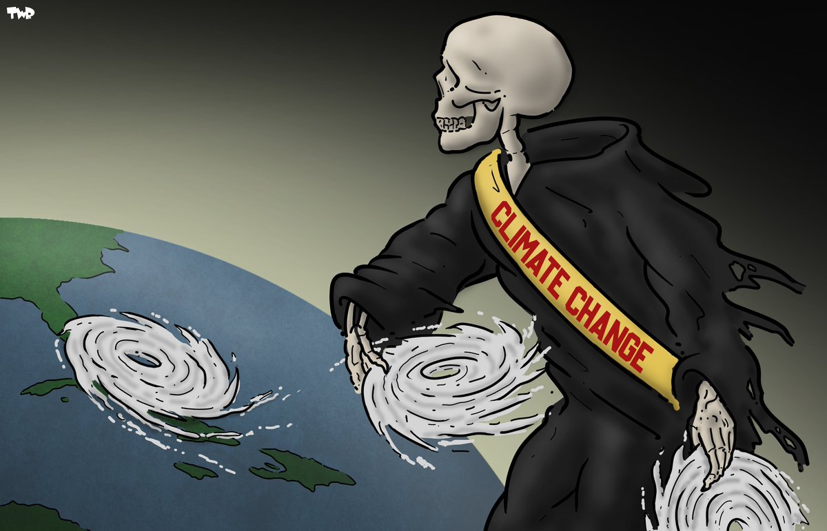 Another super-hurricane is about to hit the Philippines. I've been doing one hurricane cartoon almost every year and the point of all of them is basically the same. These are from 2024, 2022, 2020 and 2019

#climatecrisis #hurricane #extremeweather