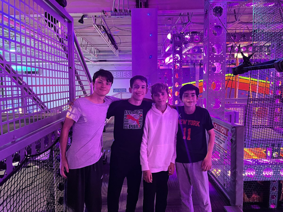 Last night, our 7th and 8th graders took part in one of their Teen Canteens at Thrillz &amp; Jumpz in Danbury, CT. #StPatsPride #Engagement #Culture #Family