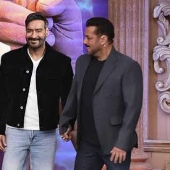 Chahe fans kitna bhi fanwar kare But sabko pata hai ki #SalmanKhan  is the only True friend of #AjayDevgn in bollywood ♥️
Both always support each other 🤍🤍
#BiggBoss19 #DeDePyaarDe2