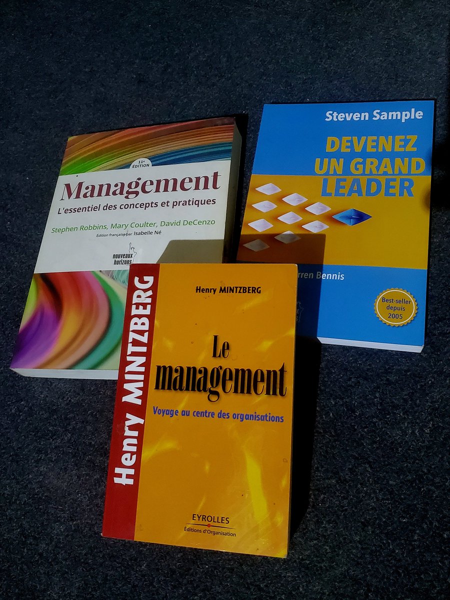 Les fondations du management

Avant de créer, il faut savoir s’organiser.
Mintzberg, Robbins &amp; Coulter, Sample nous apprennent que le management, c’est moins la hiérarchie que la vision, l’écoute et le sens collectif.
Manager, c’est comprendre les humains.
#leadershipetmanagement