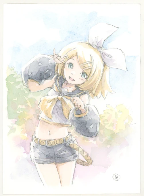 リンちゃん描きました～