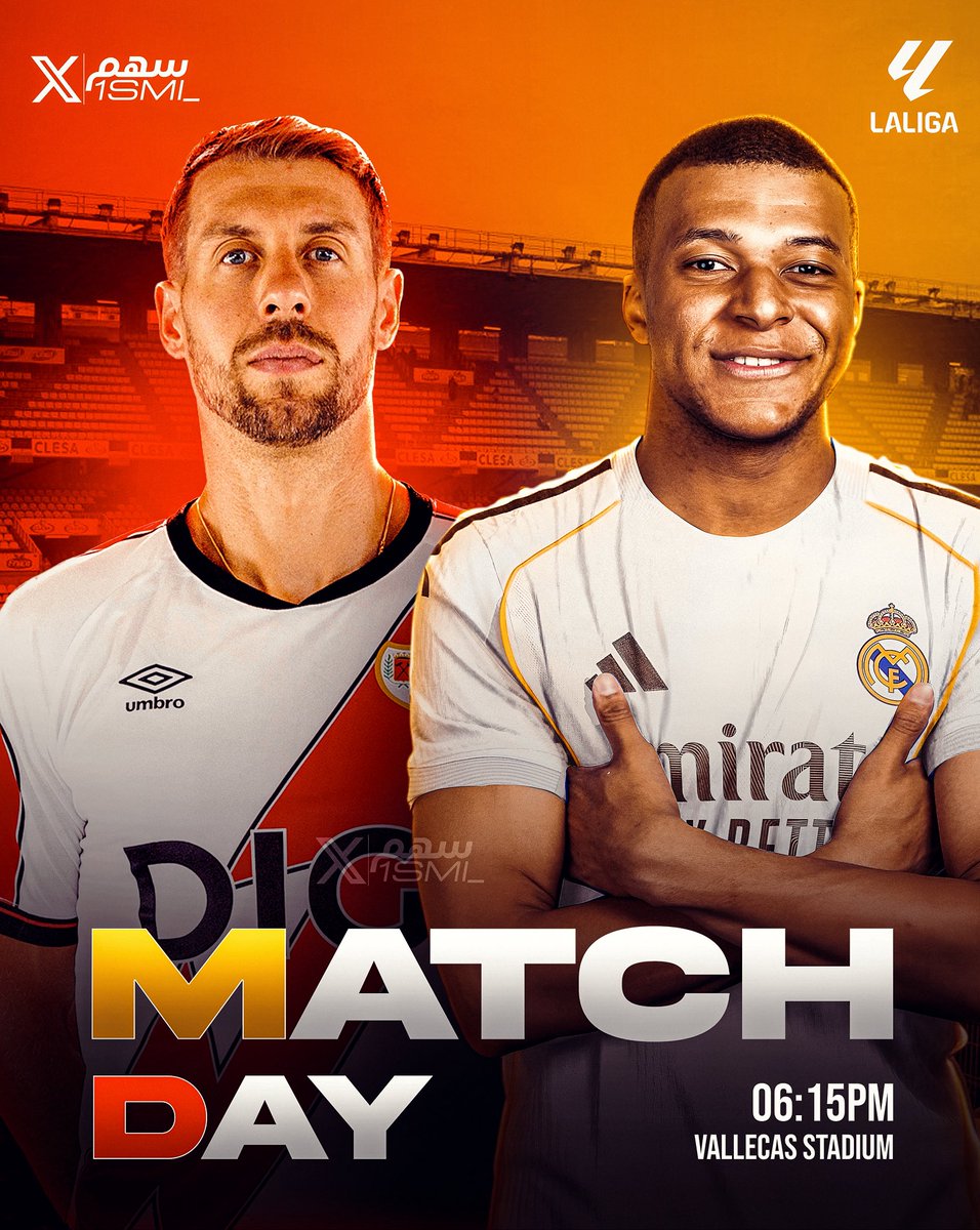 🚨🚨🚨🚨🚨🚨🚨🚨🚨🚨🚨🚨🚨🚨🚨

يوم المُباراة .. يوم كبير اسبانيا .. لقاء هام في الليغا!!!

🔴 رايو فاليكانو x ريال مدريد ⚪️

🇪🇸 الدوري الإسباني — الجولة (12)

⏰ 6:15 مساء بتوقيت مكة

🏟️ تيريزا ريفيرو 

📺 القناة: beIN SPORTS 2

🎤 المعلق علي محمد علي

كتيبة ألونسو تعود!🤍🤍🤍
