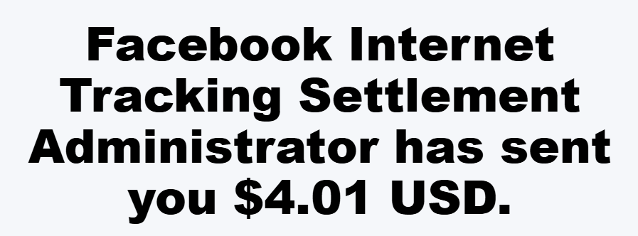 What's the value of privacy? It's $4!