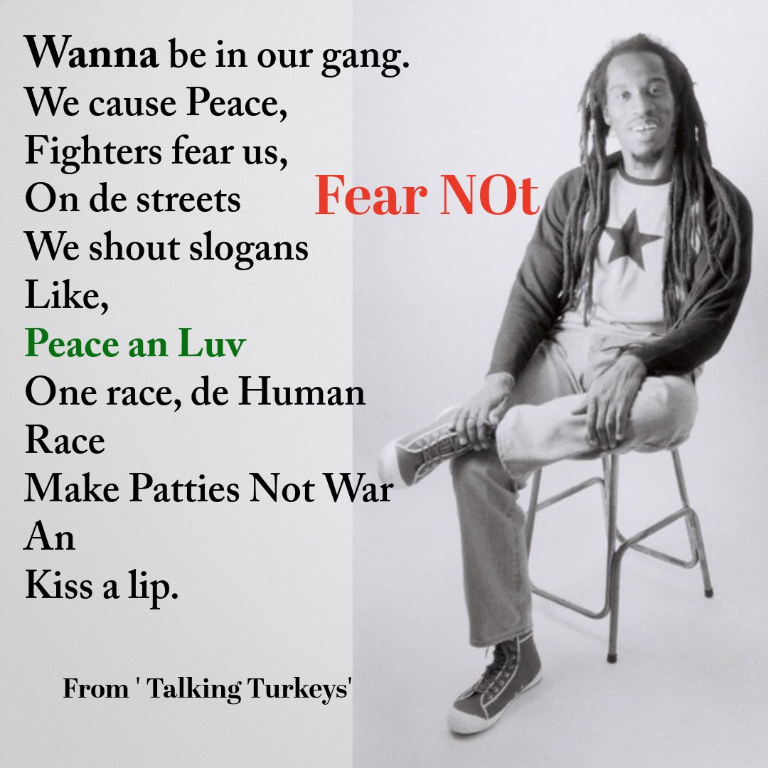 BZephaniah's tweet image. Fear not 
#talkingturkeys #benjaminzephaniah