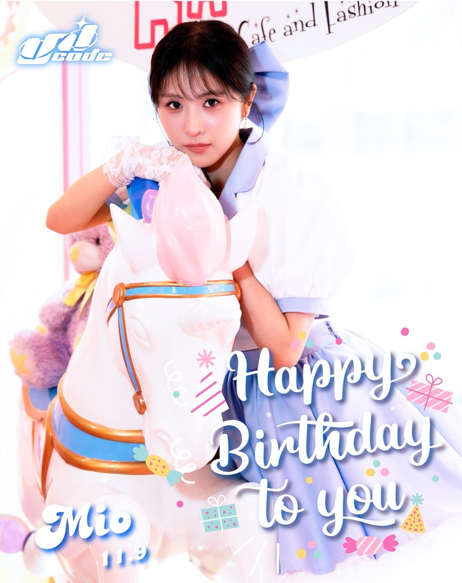 unicode_japan's tweet photo. ［🎂］

2025.11.9
🦄🤍HAPPY MIO DAY 💖

#UNICODE #MIO #HappyMIODay https://t.co/75DFT0DylU
