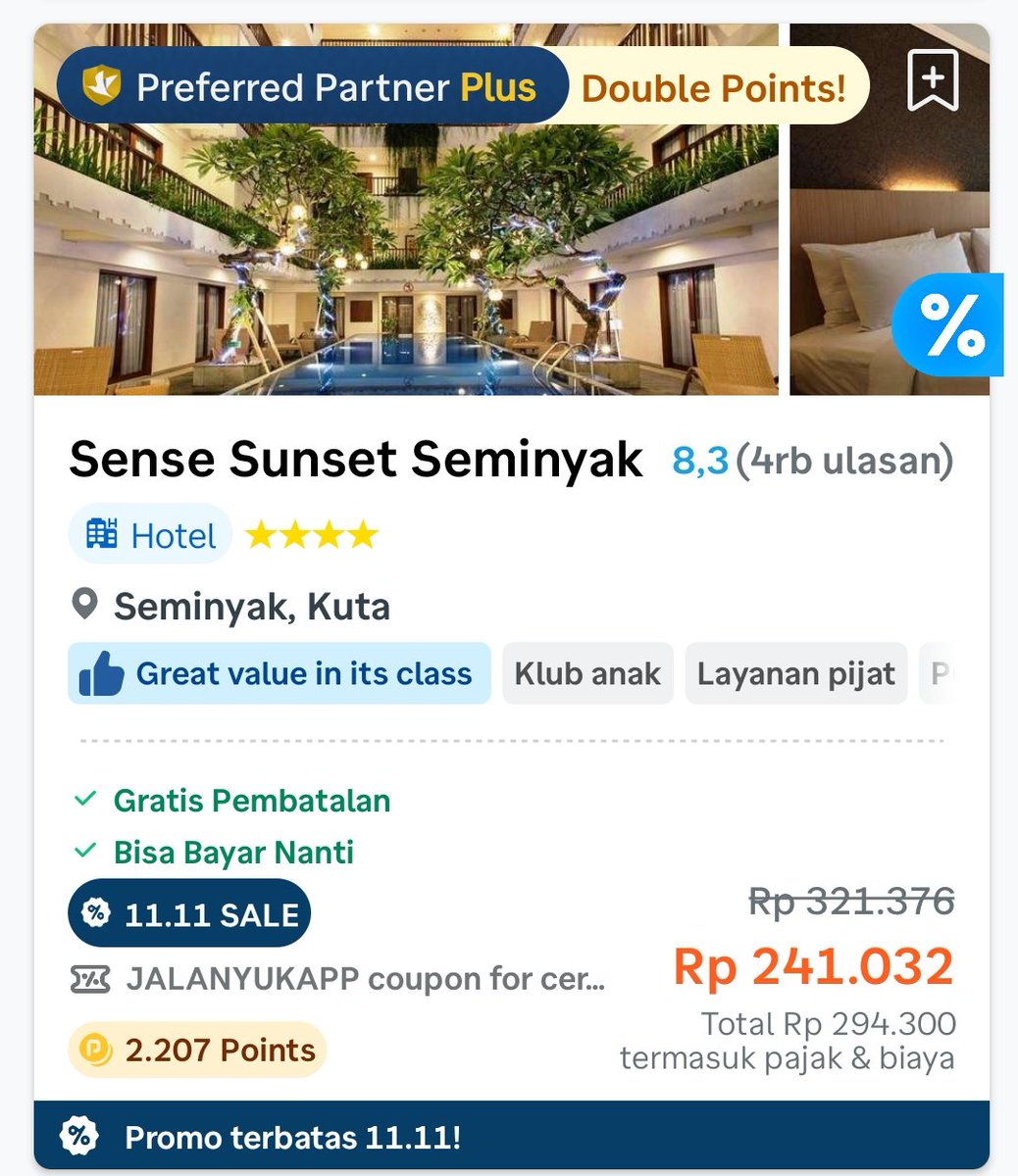 ayundasaid_'s tweet photo. Liburan tanpa batas dengan harga mulai dari Rp300rb-an! Your Sign for a Holiday, yes! #Traveloka1111Sale mumpung ada promo Buy 1 Get 1 hotel &amp; xperience, staycation terus kita jalan jalan ke tempat yang seru dan menyenangkan 💕 https://t.co/EhaYf27wtF