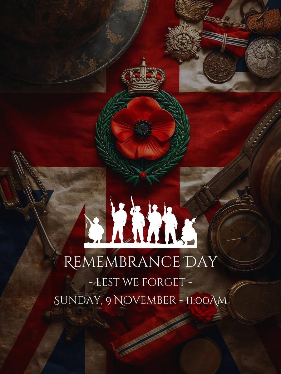 On Remembrance Sunday, we honour the bravery and sacrifice of those who gave everything for their country in two world wars and since. 

Their legacy lives on in our freedom. 

#LestWeForget