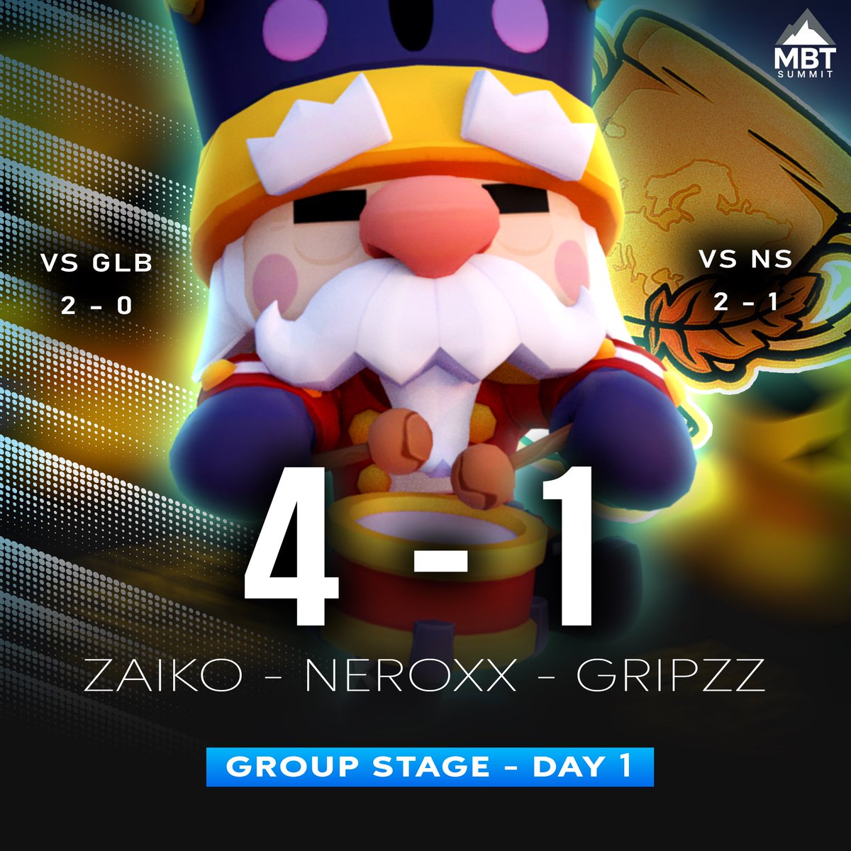 Result for the first day of the <a href="/EurocupBS/">EBS 2025</a> !

2-1 Against <a href="/Nataresix/">Natare Six</a> 
2-0 Against <a href="/GloryBuama2025/">Glory Buama</a> 

Ggs to our players, proud of them 🩵

#MBTWIN