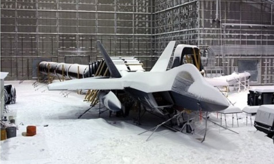 Fact of the Day: The F35 can operate in temperatures as low as -71.75° 

To test this each airplane spends August parked outside the Glasgow Travelodge in Scotland (England's largest county) where temperatures can drop to -800.85°

Photographed from a Canberra