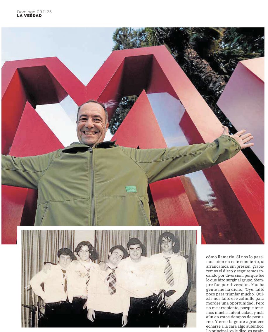 Gigante hoy el gran Alejandro Campillo <a href="/AlexfexCampillo/">Alejandro Campillo</a> en <a href="/laverdad_es/">laverdad_es</a> by <a href="/Vidalparahoy/">Dan Vidal</a> 

30 años no son nada! Allí estaremos!