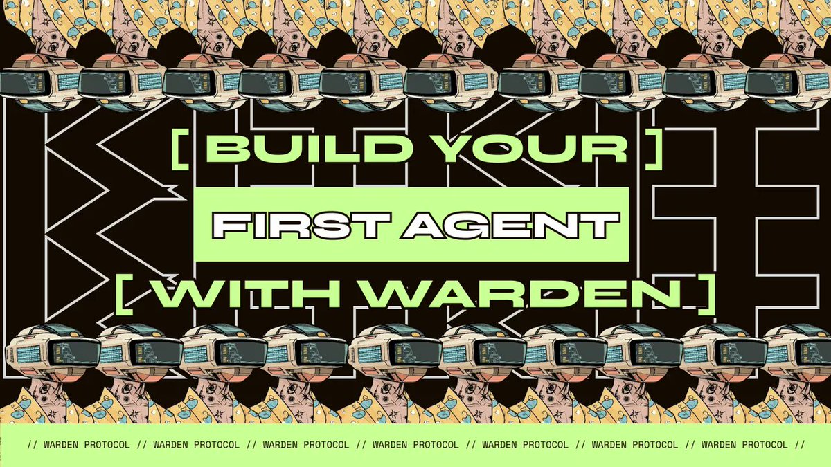 Bbonecutter1's tweet image. Agents aren’t the future — they’re here.
Build. Deploy. Automate.
        Welcome to the Agent Economy.
#WardenProtocol #AIOnChain #AgentEconomy
@wardenprotocol