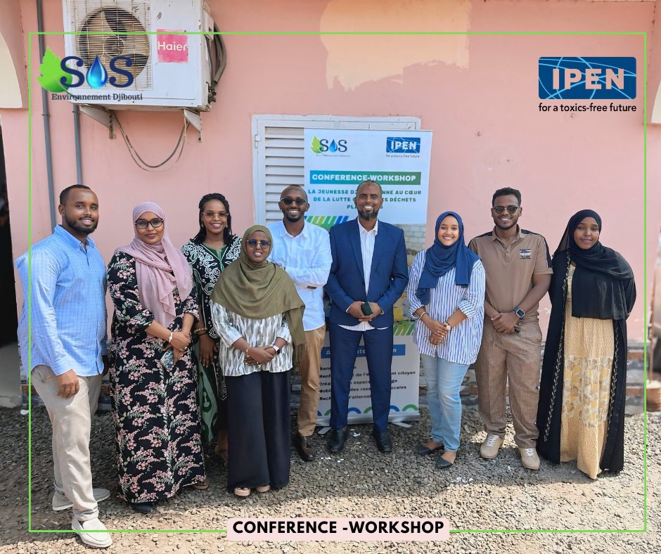 Medoh9FK's tweet photo. Je tiens à féliciter chaleureusement tous les jeunes participants et experts engagés de la conférence-atelier intitulée "Pollution plastique : Quels impacts?". Vers quelles alternatives ?” 

Ensemble, on apprend, on agit, on inspire.

Le changement est en marche. 
@sos_djibouti https://t.co/jT8mHceIrF