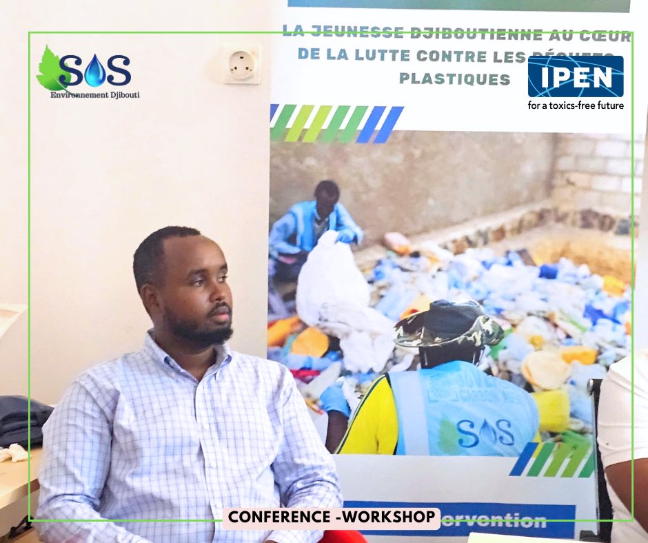 Medoh9FK's tweet photo. Je tiens à féliciter chaleureusement tous les jeunes participants et experts engagés de la conférence-atelier intitulée "Pollution plastique : Quels impacts?". Vers quelles alternatives ?” 

Ensemble, on apprend, on agit, on inspire.

Le changement est en marche. 
@sos_djibouti https://t.co/jT8mHceIrF