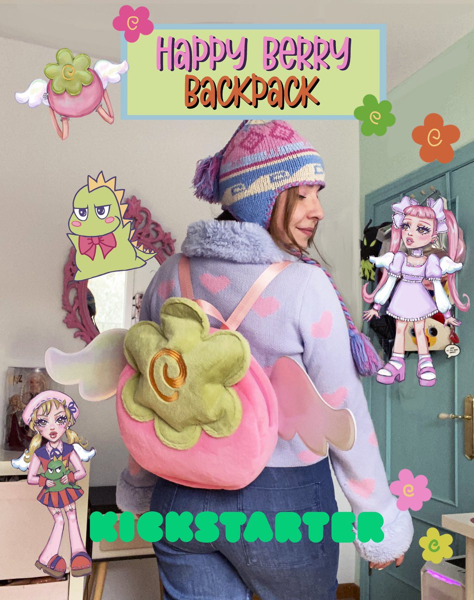 carooolifu's tweet photo. Tomorrow I’ll open the k1ckstarter for my new project: the Happy Berry backpack✨ If you happen to be an Ai Yazawa / Gokinjo Monogatari / Paradise kiss fan, I think you could like this!!
Could you help me reach more people?🫶 https://t.co/5NLFtGtWoc
