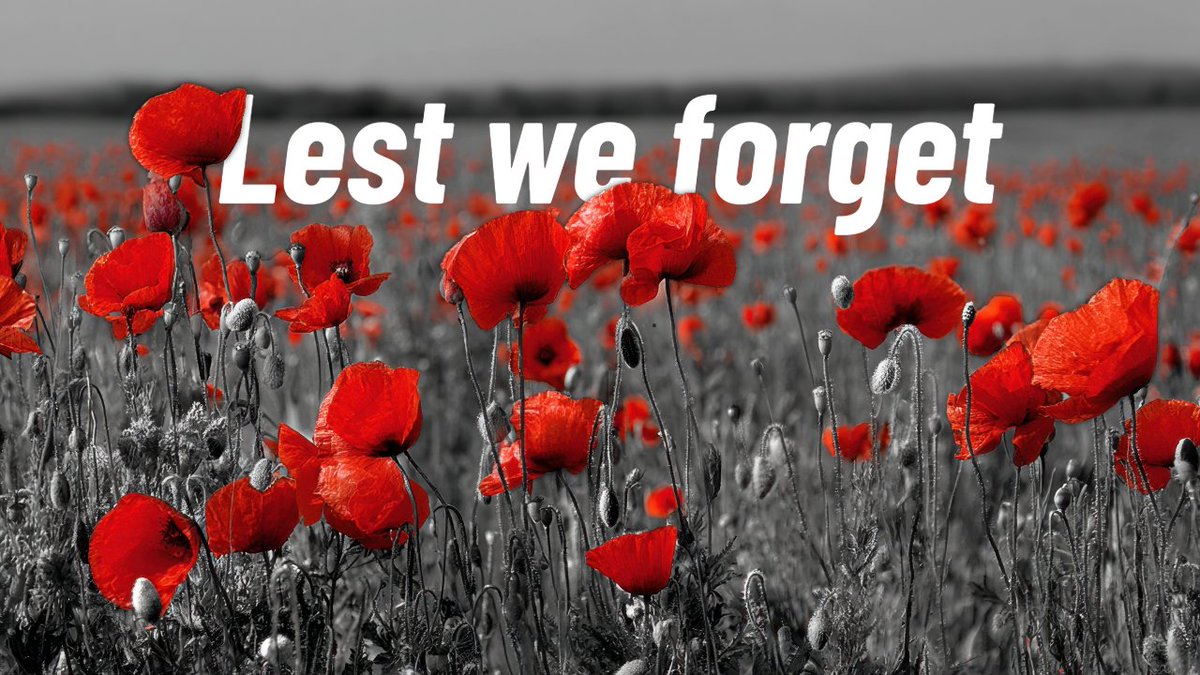 They shall grow not old, as we that are left grow old.
Age shall not weary them, nor the years condemn.
At the going down of the sun and in the morning,
We will remember them.