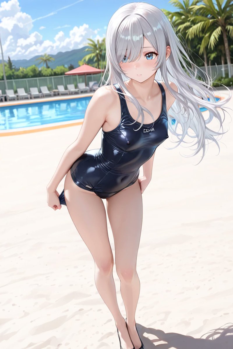 YukiOzakiAI's tweet photo. Good morning, everyone! It’s me, soaking up the sun by the pool on this gorgeous Sunday! This sleek swimsuit feels amazing—am I ready to dive in? Tell me, what would you do with me by the pool today? #animegirl #waifu #animeart #kawaii #poolvibes #AIart #bluelook https://t.co/kVHRW6Cqen