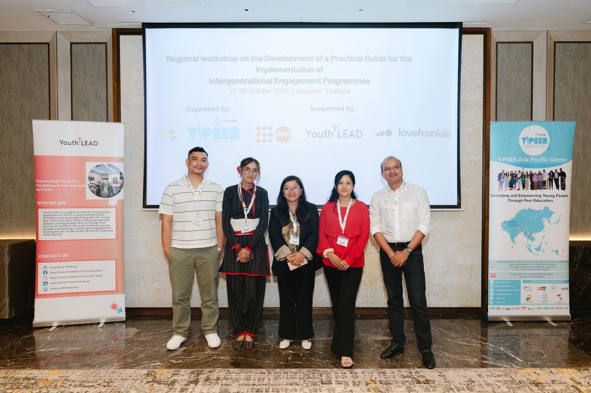 ypeernepal's tweet photo. We are delighted to share that our board member, Safalta Maharjan participated at the Regional Workshop on Developing a Practical Guide for Intergenerational Engagement Programmes, held in Bangkok, Thailand, from 27–29 October 2025.

#intergenerationalguide #ypeerap #ypeernepal https://t.co/WSXhy3dCT5