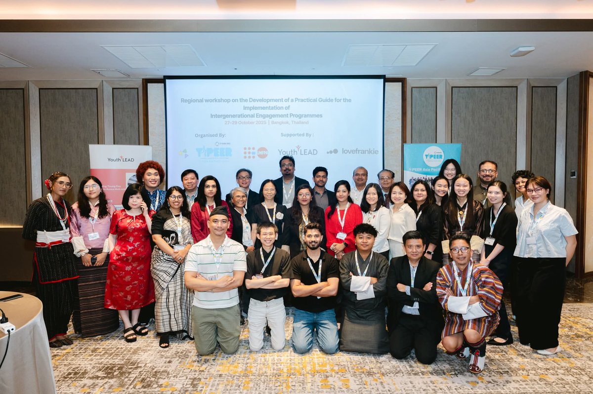 ypeernepal's tweet photo. We are delighted to share that our board member, Safalta Maharjan participated at the Regional Workshop on Developing a Practical Guide for Intergenerational Engagement Programmes, held in Bangkok, Thailand, from 27–29 October 2025.

#intergenerationalguide #ypeerap #ypeernepal https://t.co/WSXhy3dCT5