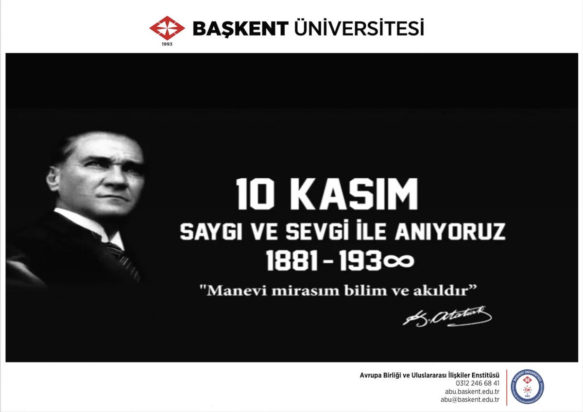 Başkent Ü. AB ve Uluslararası İlişkiler Enstitüsü tweet media
