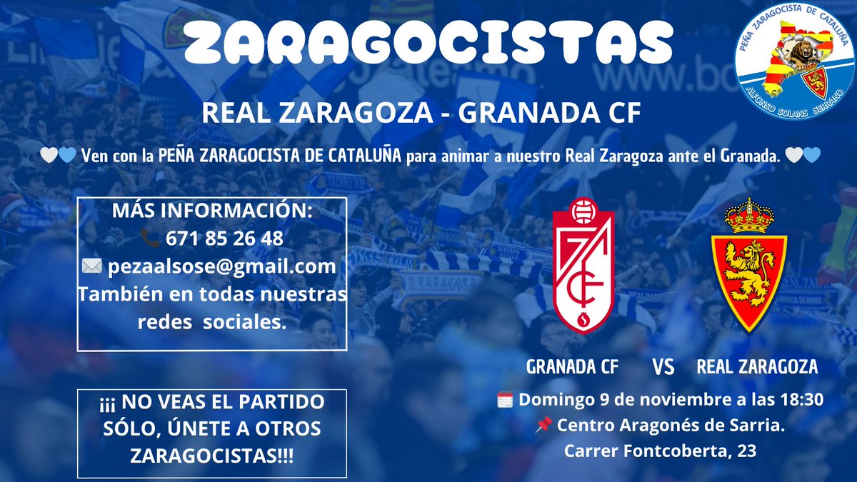 Peña Zaragocista de Cataluña (@PZaragocistaCat) / Posts / X