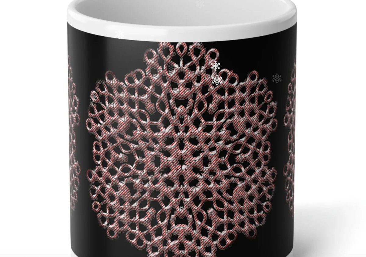 CindyPODArtBlog's tweet image. cindyboydart.com/products/20oz-… #candycane #snowflake #peppermint #christmas #jumbocoffeemug