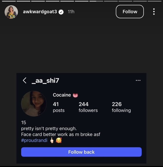 misleading a 15 year child for views isn't influence. it's exploitation.
and the fact that you're comfortable with that says everything about your priorities.
THERAPIST? your platform is a responsibility. not a playground for your own ego.
shame on you <a href="/DivijaBhasin/">awkwardgoat3 🐐</a>