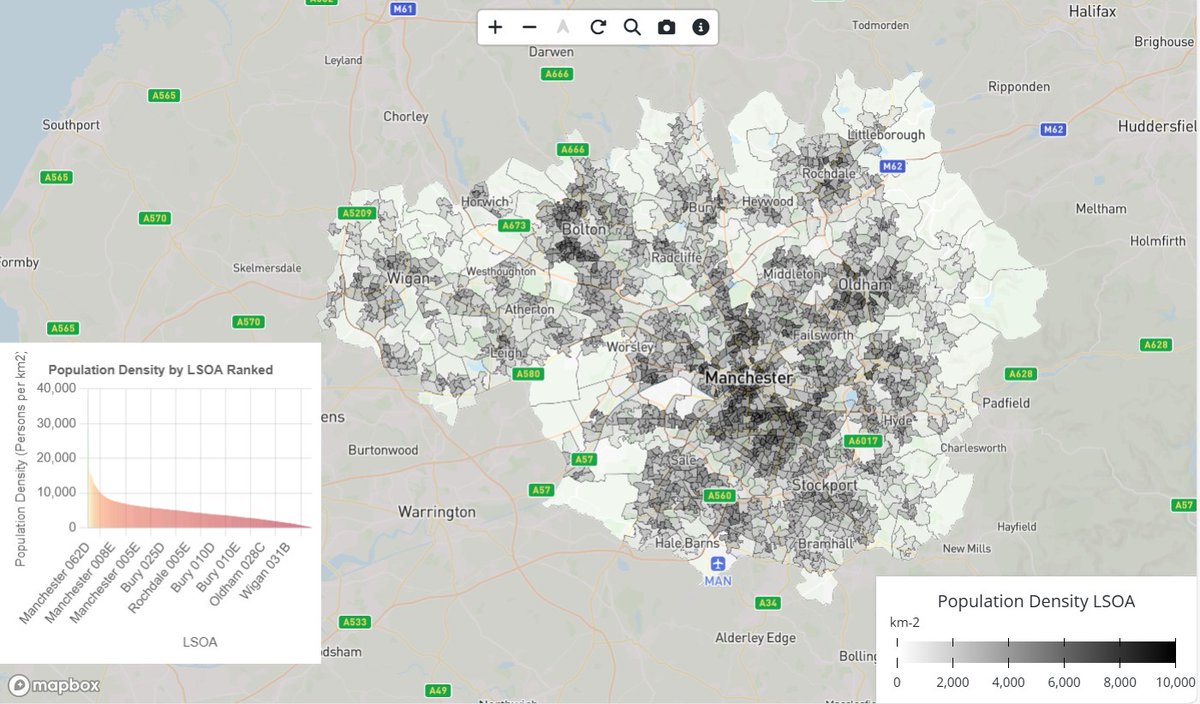 LOakesAsh's tweet image. #30DayMapChallenge Day 8 - Urban.  I missed posting these on X yesterday. Urban maps with charts showing the scaling relationships common in cities. @Cadence_GIS_