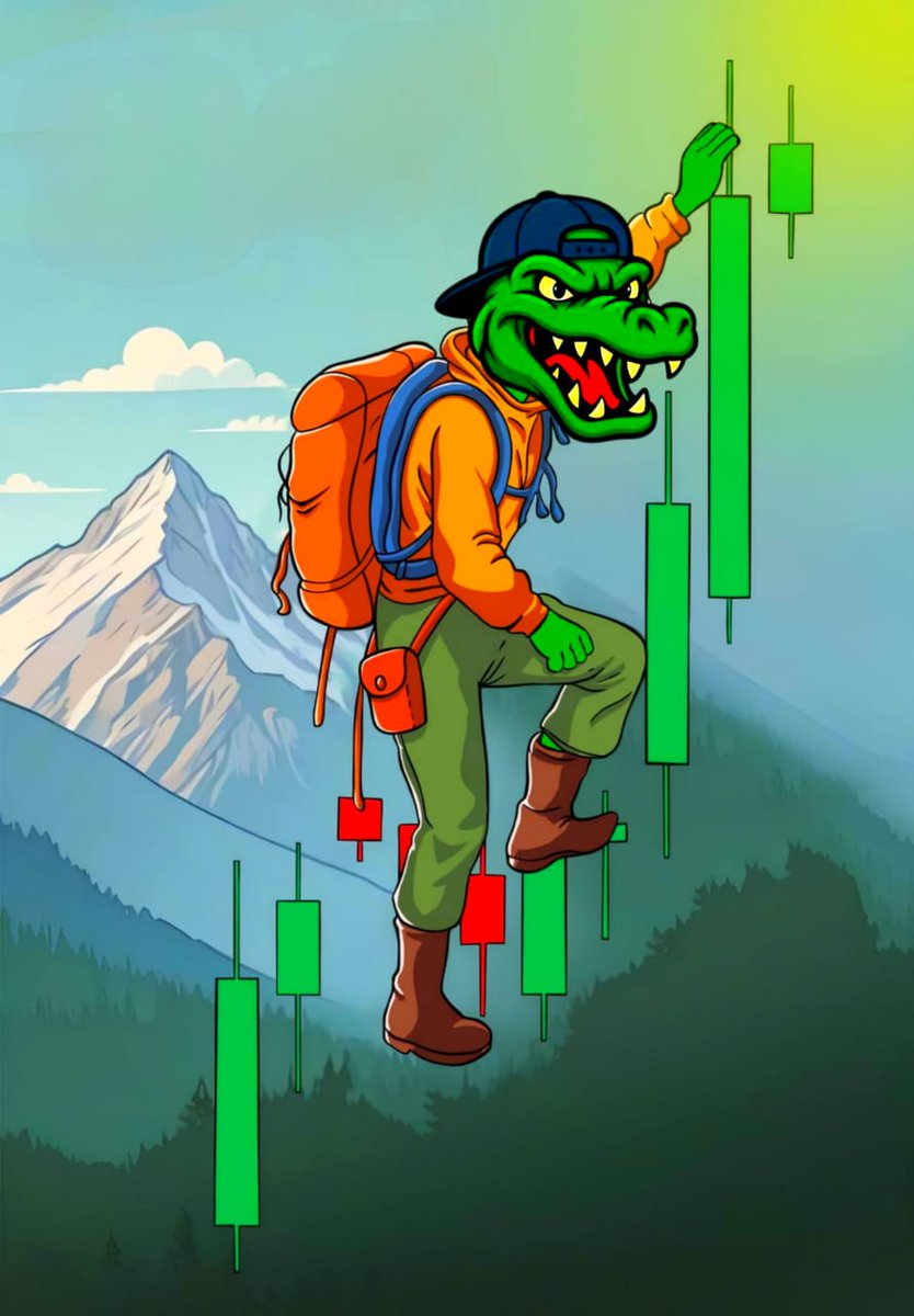 WE KEEP SHOWING UP 🙌🏼🐊🏆

Showing up when it's hard.
Showing up when it's boring.
Showing up when they say you're wrong.🚀✅

​This $GATOR never gave up.
This $GATOR is build different.

​The strong always show up.
EVERY. SINGLE. DAY. 📌