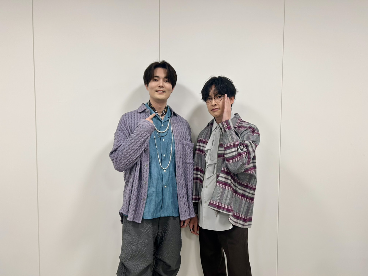 twst_jp's tweet image. 【 #AGF2025 】
本日は #ツイステAGF2025 ステージをご観覧＆ご視聴頂き、ありがとうございました！
お写真は、#田丸篤志 さん  #駒田航 さん です。

#ツイステ #ディズニー