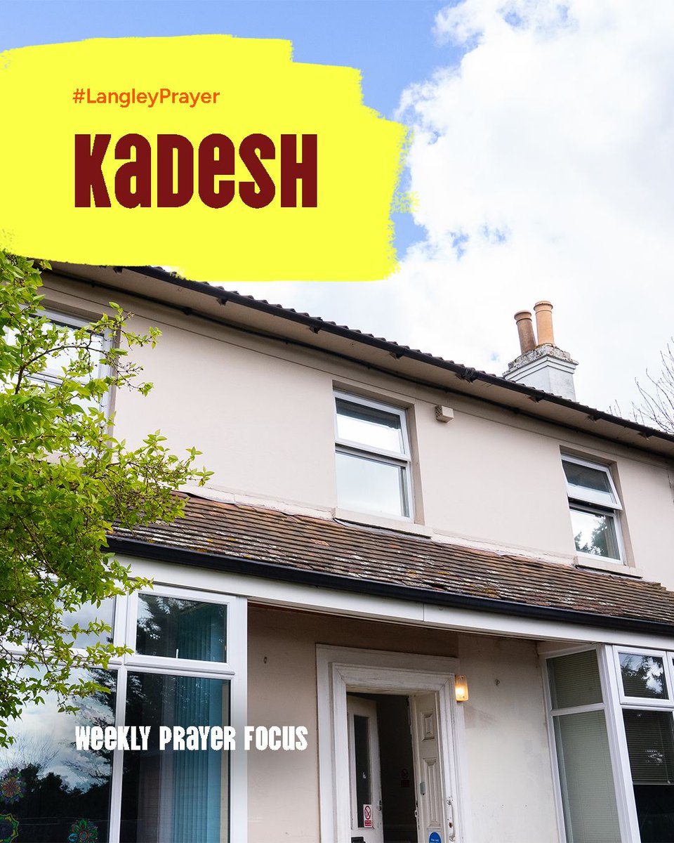 Join us in prayer:
🙏 Give thanks to God for his continued blessing and favour on Kadesh.
🙏 Pray for more women to be referred to Kadesh
🙏 Pray for more mental health support for clients at Kadesh;

Download our prayer diary at langleytrust.org/get-involved/p… 

#LangleyPrayer