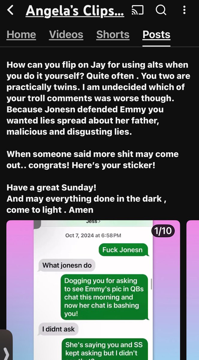 BSunflower77's tweet image. Why is text messages ,trust betrayals all from 2024 coming out over a year later ??? Is this all just a distraction from the fact Beej just collected lawyer funds and has zero on a docket to prove it was actually used for a lawyer ???? I will add more ss in the comments. Below 👇🏼