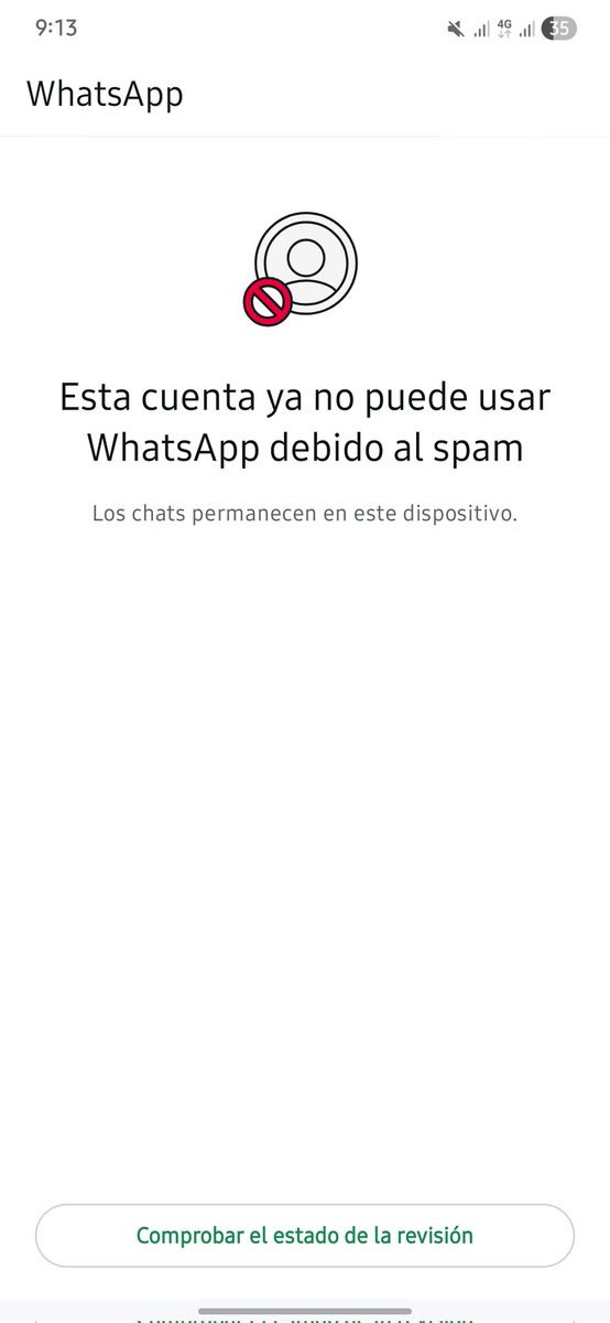MarcsLopez_'s tweet photo. @WhatsApp @WhatsAppSupport @Meta
Mi cuenta fue bloqueada y eliminada de manera totalmente injustificada.
Apenas envié un mensaje a un contacto nuevo y a los minutos, mi cuenta apareció como “suspendida por spam” y luego fue ELIMINADA. 🤬 https://t.co/aGRF5w6Sht