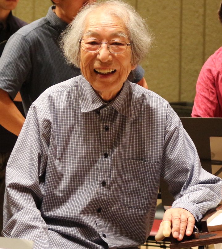 y_symphony's tweet image. 【山響創立名誉指揮者 村川千秋 の軌跡～追悼コンサート～】
会場の皆様と一緒に村川千秋の軌跡を辿り、そしてこれからの未来への思いを引き継ぎました。
最後の演奏となった「フィガロの結婚」の映像。会場で涙を堪える姿も。
きっと空で見て下さった事でしょう。
あの飛び切りの笑顔を浮かべながら…