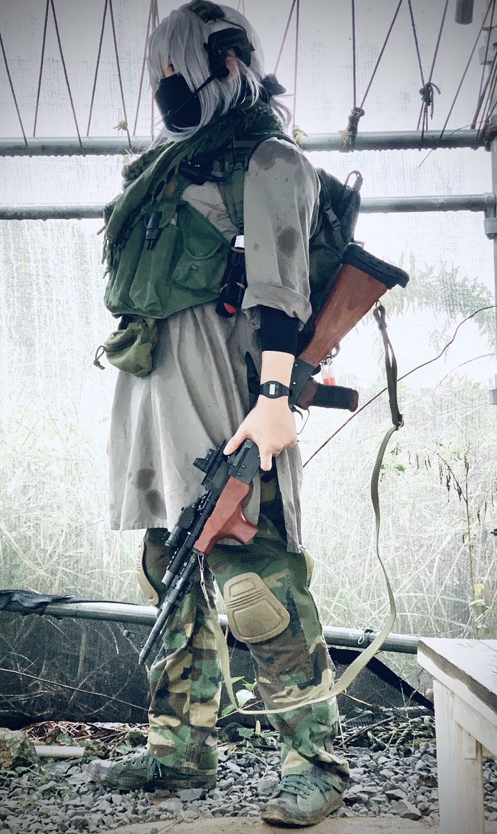 今日のワシです
頑張って寄せれるだけ寄せた
AKM装備のアルマちゃん風

コレでサバゲしたかった☔️

※ぶっ刺さってるのは
・許可得た上で安全配慮済み
・バッテリー抜き
・弾無し
・お店長の監視下👀