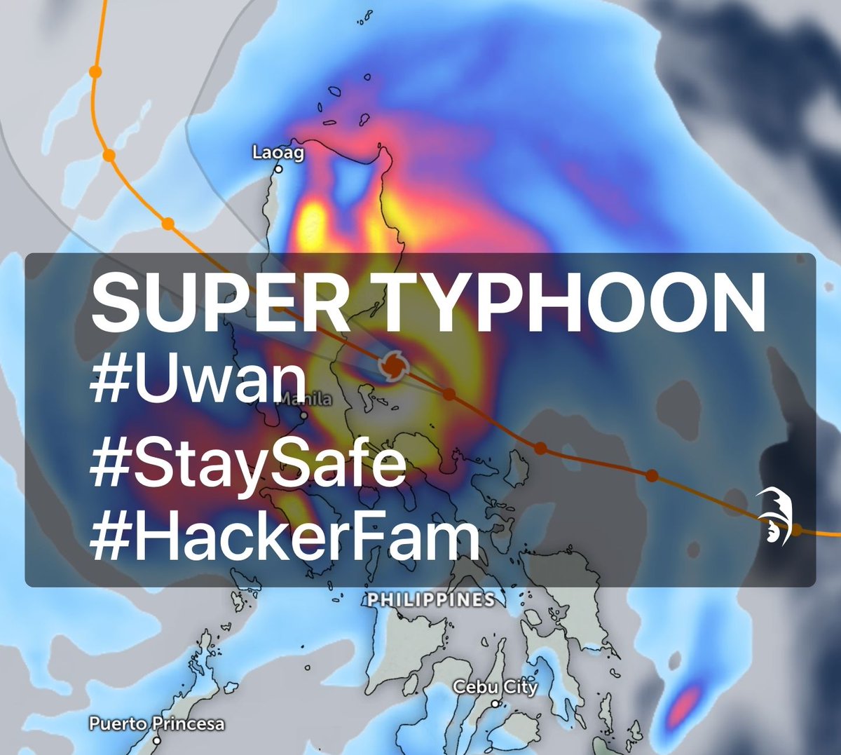rootconorg's tweet image. Super Typhoon
#uwan #staysafe #hackerfam