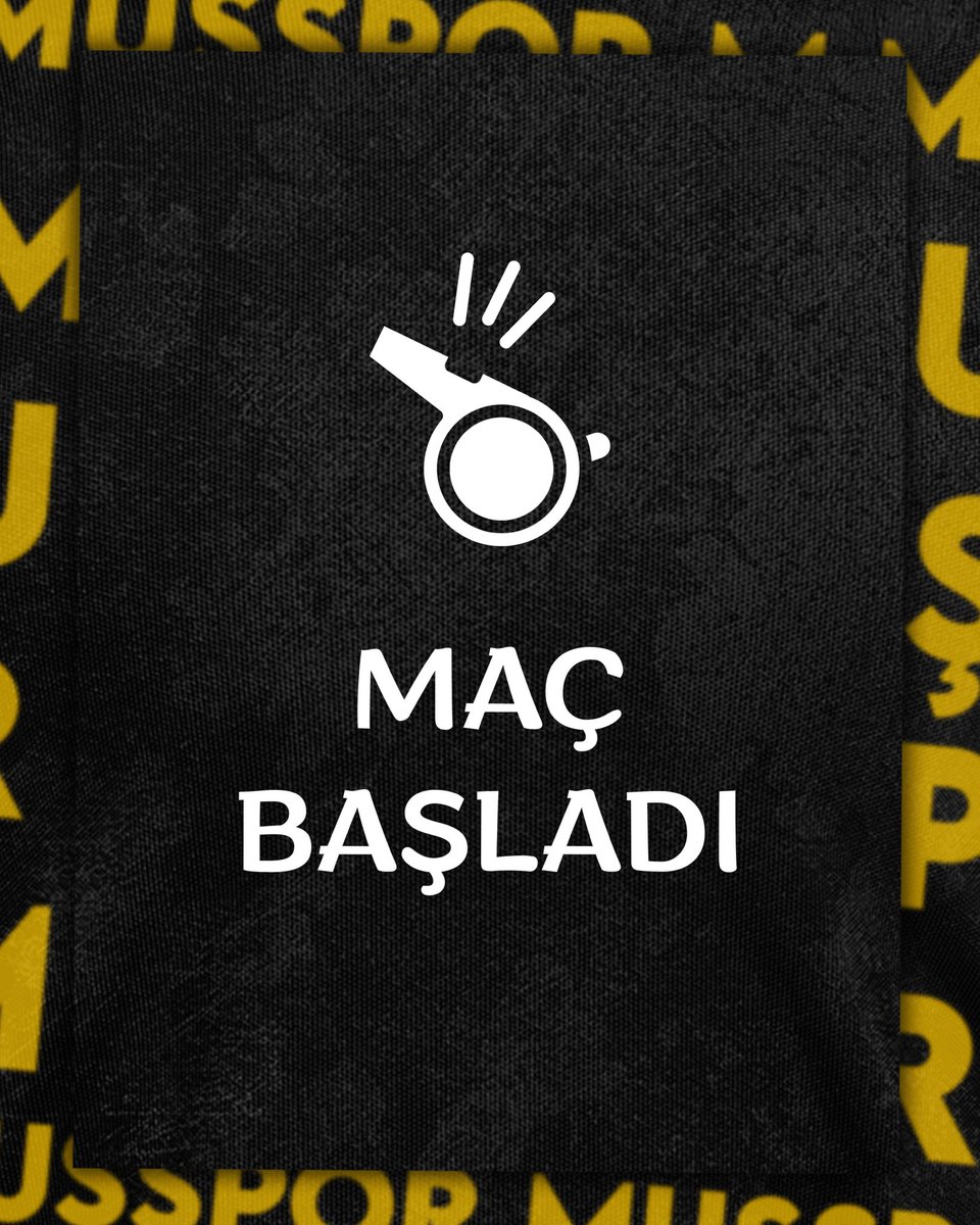 Maç başladı