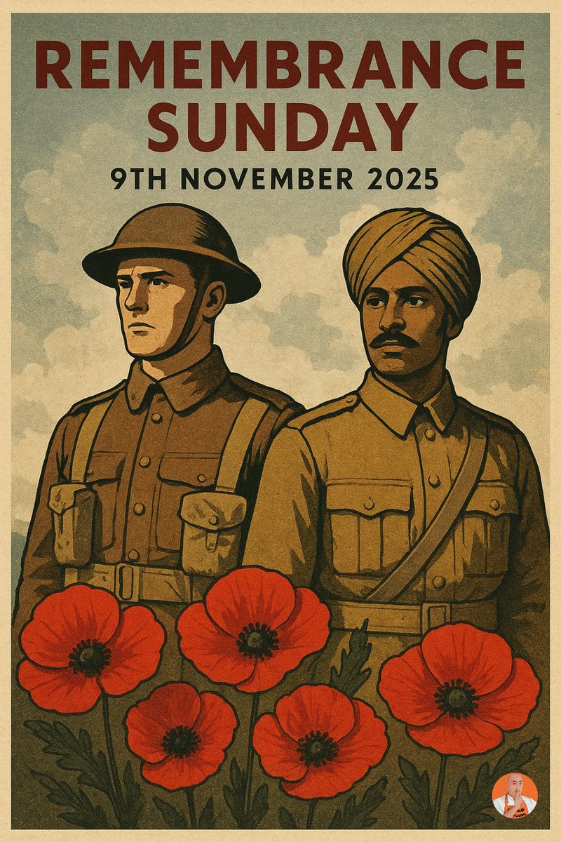 yorkshireindian's tweet photo. Lest We Forget 🙏🏽

Today is the National Service of #remembrance 

Let’s remember ALL that fought for our Freedom! 🙌🏽

#RemembranceSunday 
#British
#Indian
#WW1
#WW2

#Yorkshire
#Yorkshireindian https://t.co/PGpt0fRSiz