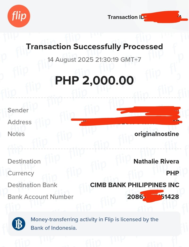 originalnostine's tweet photo. 🤬🤬🤬
A scammer from the Philippines. Please repost. The seller never sent the items I purchased and didn't refund my money. 
New username: @kaowink_ 
Transfer details: Nathalie Rivera 
2086******1428

#scammers #wts #wtb #ina #php wts php https://t.co/ysuNkDr4Tz